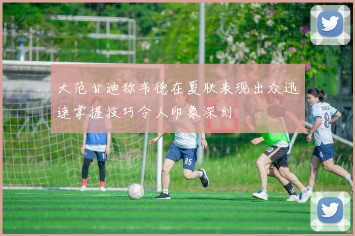 大范甘迪称韦德在夏联表现出众迅速掌握技巧令人印象深刻